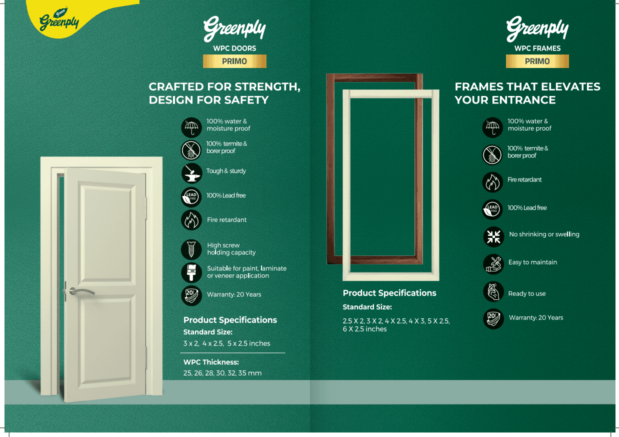 Greenply Commandoo uPVC Doors
